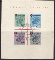 Rheinland Pfalz Mi.-Nr. Block 1 oo gepr. BPP