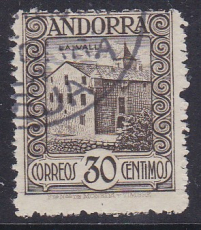sp. Andorra Mi.-Nr. 21 A oo