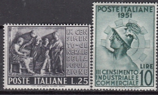 Italien Mi.-Nr. 848/49 **