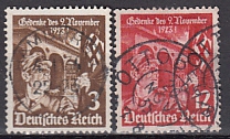 Deutsches Reich Mi.-Nr. 598/99 oo