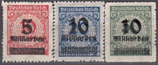 Deutsches Reich Mi.-Nr. 334/36 B **