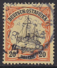 Dt. Kol. Ostafrika Mi.-Nr. 34 oo