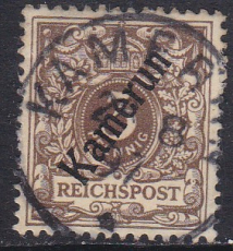 Dt. Kol. Kamerun Mi.-Nr. 1 a oo