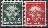 Deutsches Reich Mi.-Nr. 689/90 oo