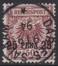 Dt. Kol. Ostafrika Mi.-Nr. 5 II a oo