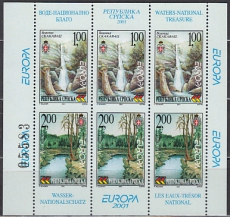 CEPT Bosnien/Serbien 2001 H-Blatt **