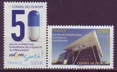 Frankreich-Europarat Mi.-Nr. 72/73 **