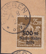Deutsches Reich Mi.-Nr. 259 oo gepr. INFLA