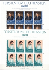Liechtenstein Kleinbogen Mi.-Nr. 797/98 **
