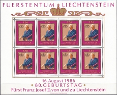 Liechtenstein Kleinbogen Mi.-Nr. 903 **