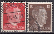 Deutsches Reich Mi.-Nr. 826/27 oo