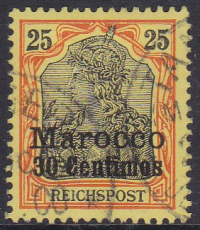 Dt. Kol. Marocco Mi.-Nr. 11 oo