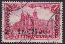 Dt. Kol. Marocco Mi.-Nr. 16 I oo