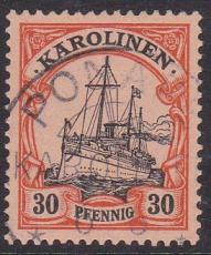 Dt. Kol. Karolinen Mi.-Nr. 12 oo