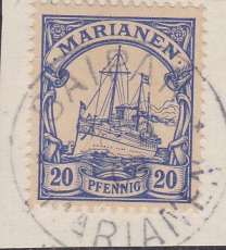 Dt. Kol. Marianen Mi.-Nr. 10 oo
