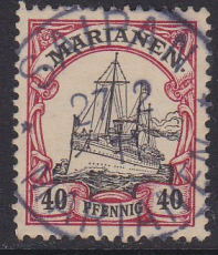 Dt. Kol. Marianen Mi.-Nr. 13 oo