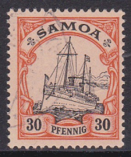 Dt. Kol. Samoa Mi.-Nr. 12 oo