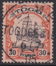 Dt. Kol. Togo Mi.-Nr. 12 oo