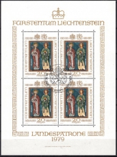 Liechtenstein Kleinbogen Mi.-Nr. 734 oo