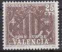 Spanien Zwangszuschlag Valencia Mi.-Nr. 9 **