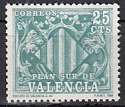 Spanien Zwangszuschlag Valencia Mi.-Nr. 10 y **