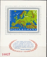 KSZE 1975 Rumänien Mi.-Nr. Block 125 **