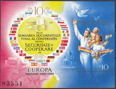 KSZE 1985 Rumänien Mi.-Nr. Block 215 **