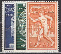 NATO 1954 Griechenland Mi.-Nr. 615/7 **