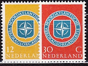 NATO 1959 Niederlande Mi.-Nr. 728/29 **