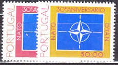 NATO 1979 Portugal Mi.-Nr. 1439/40 y **