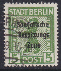 SBZ Mi.-Nr. 200 A vx PF VIII oo gepr. BPP