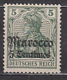 Dt. Kol. Marokko Mi.-Nr. 22 *