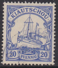Dt. Kol. Kiautschou Mi.-Nr. 8 oo