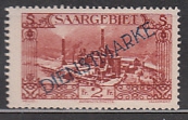 Saar Dienst Mi.-Nr. 21 ** gepr.