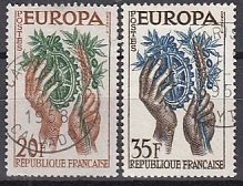 CEPT Frankreich 1957 oo