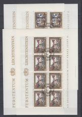 Liechtenstein Kleinbogen Mi.-Nr. 706/09 oo