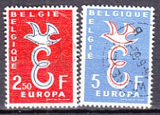 CEPT Belgien 1958 oo