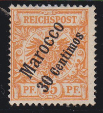 Dt. Kol. Marokko Mi.-Nr. 5 a *