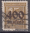 Deutsches Reich Mi.-Nr. 298 oo gepr. INFLA