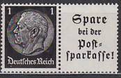 Deutsches Reich Mi.-Nr. W 97 **