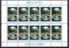CEPT Moldawien 2001 ** Kleinbogen