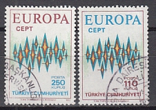 CEPT Türkei 1972 oo