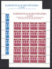 CEPT - Liechtenstein Kleinbogen 1984 **