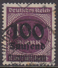 Deutsches Reich Mi.-Nr. 289 a oo gepr. INFLA