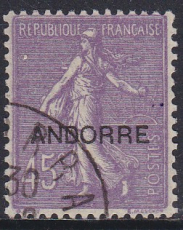 frz. Andorra - Mi.-Nr. 12 oo