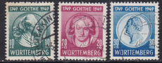Württ - Mi.-Nr. 44/46 oo gepr. BPP