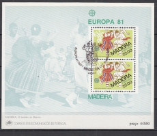 Cept Portugal - Madeira Block 1981 oo