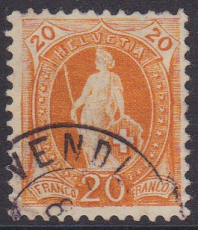 Schweiz Mi. Nr. 58 X A a oo