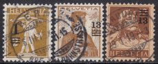 Schweiz Mi. Nr. 124/26 oo