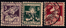 Schweiz Mi. Nr. 130/32 oo